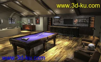 3D打印模型FG Home Entertainment Room的图片