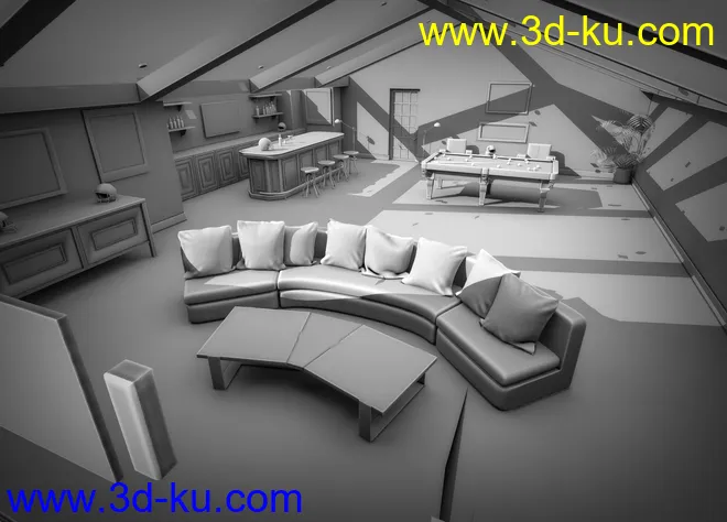 FG Home Entertainment Room模型的图片7