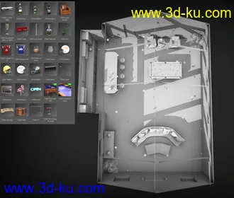 3D打印模型FG Home Entertainment Room的图片