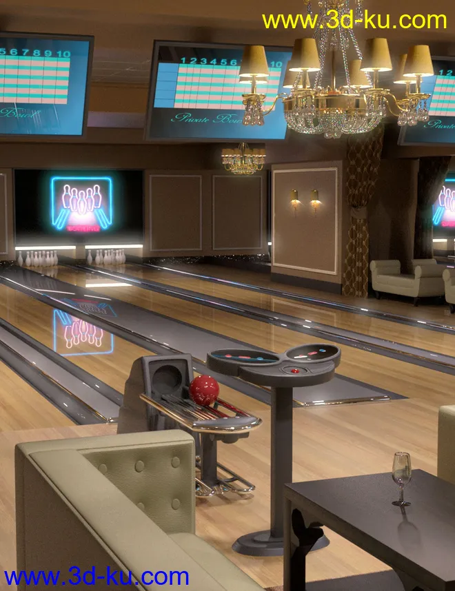 FG Private Bowling模型的图片1