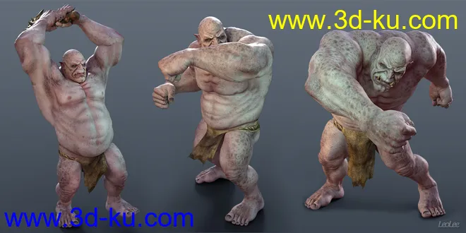 Fighting Poses for Ogre HD模型的图片4