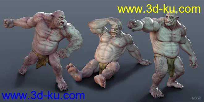 Fighting Poses for Ogre HD模型的图片5