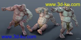 3D打印模型Fighting Poses for Ogre HD的图片