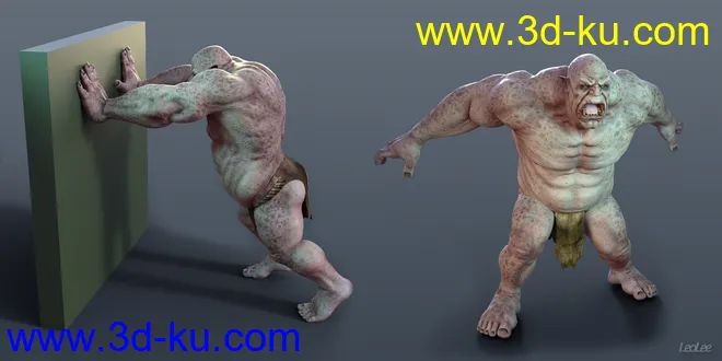 Fighting Poses for Ogre HD模型的图片7