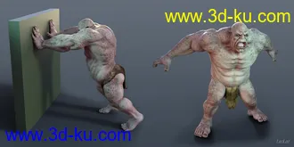 3D打印模型Fighting Poses for Ogre HD的图片