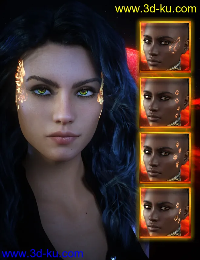 Fire Walk LIE Tattoos模型的图片4