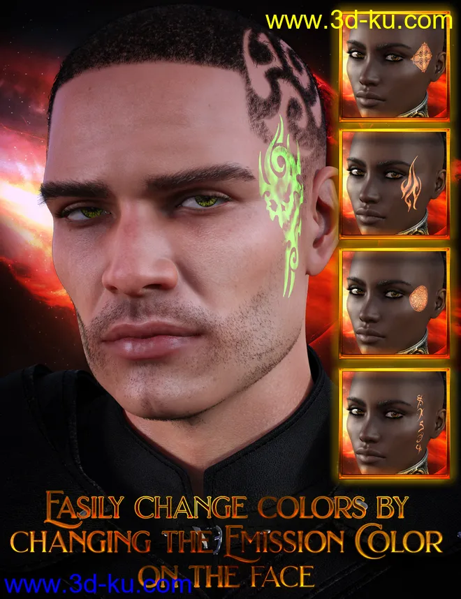 Fire Walk LIE Tattoos模型的图片7