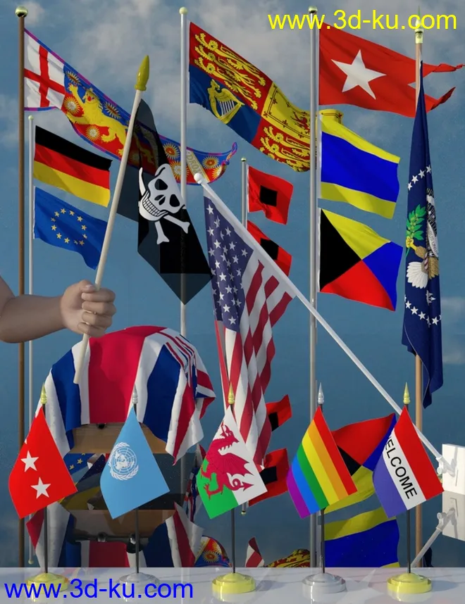 Flags Galore模型的图片1