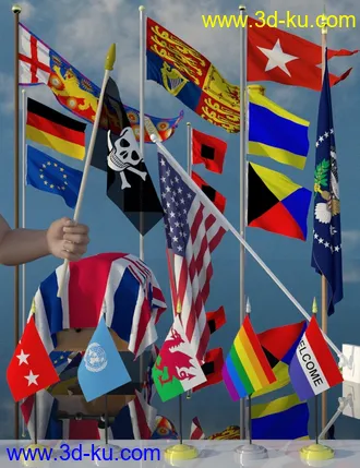 3D打印模型Flags Galore的图片