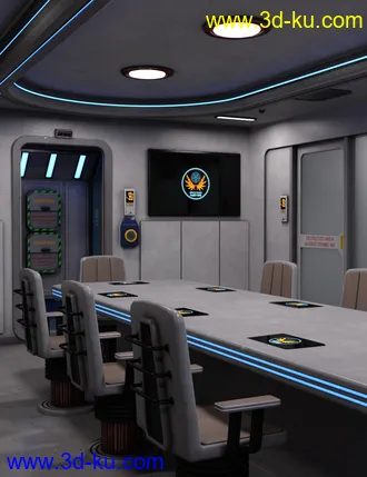 3D打印模型Fleet Ops - Admiral's Ready Room的图片
