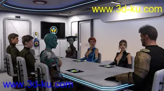 3D打印模型Fleet Ops - Admiral's Ready Room的图片