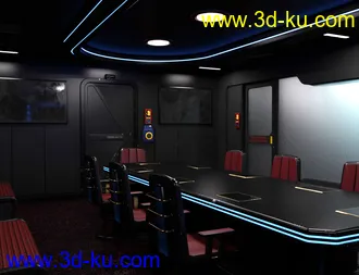 3D打印模型Fleet Ops - Admiral's Ready Room的图片
