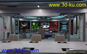 3D打印模型Fleet Ops - Admiral's Ready Room的图片