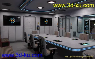 3D打印模型Fleet Ops - Admiral's Ready Room的图片