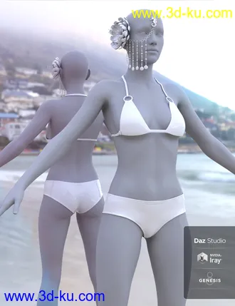 3D打印模型Flower Of Atlantis Outfit For Genesis 8 Female(s)的图片