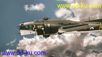 3D打印模型Flying Fortress Warplane的图片
