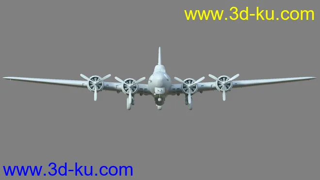 Flying Fortress Warplane模型的图片12
