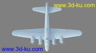 3D打印模型Flying Fortress Warplane的图片