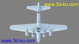 3D打印模型Flying Fortress Warplane的图片