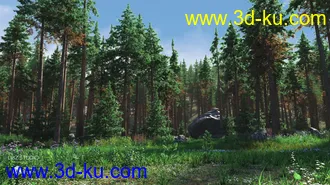 3D打印模型Forest Glade的图片