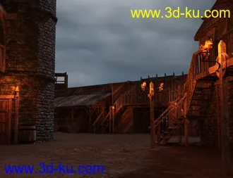 3D打印模型Forsaken Keep and Construction Set的图片