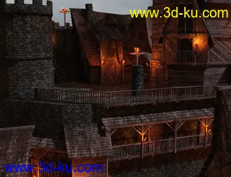 3D打印模型Forsaken Keep and Construction Set的图片