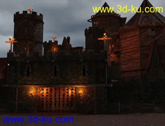 3D打印模型Forsaken Keep and Construction Set的图片