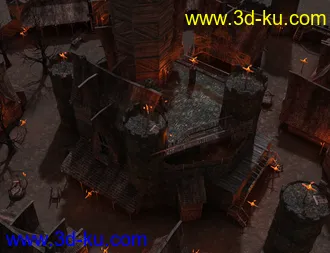 3D打印模型Forsaken Keep and Construction Set的图片