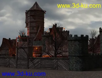 3D打印模型Forsaken Keep and Construction Set的图片
