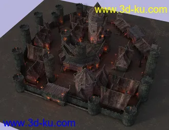 3D打印模型Forsaken Keep and Construction Set的图片