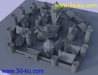 3D打印模型Forsaken Keep and Construction Set的图片