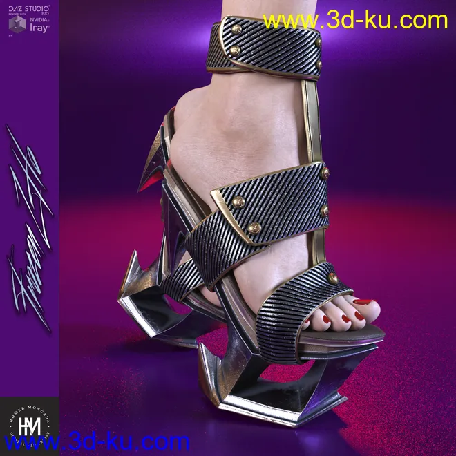 FrozenZHO PlatForm Heels for GF8模型的图片1