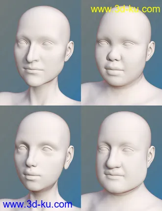 3D打印模型FSL Everyday People Shapes的图片