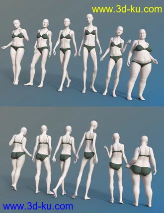 3D打印模型FSL Everyday People Shapes的图片
