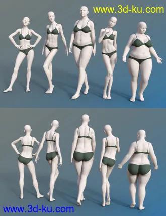 3D打印模型FSL Everyday People Shapes的图片