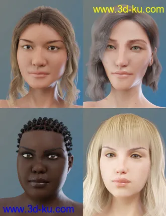 3D打印模型FSL Everyday People Shapes的图片