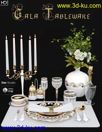 3D打印模型Gala Tableware的图片
