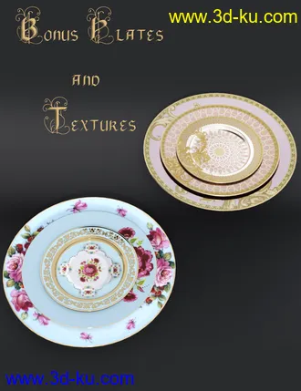 3D打印模型Gala Tableware的图片