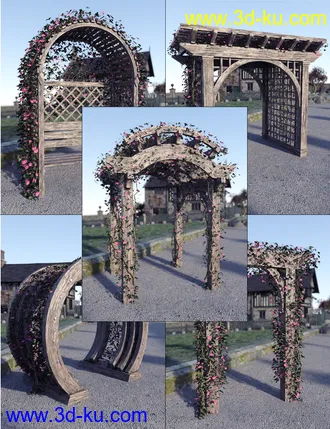 3D打印模型Garden Arches Vol 2的图片