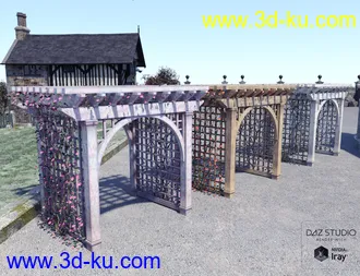 3D打印模型Garden Arches Vol 2的图片