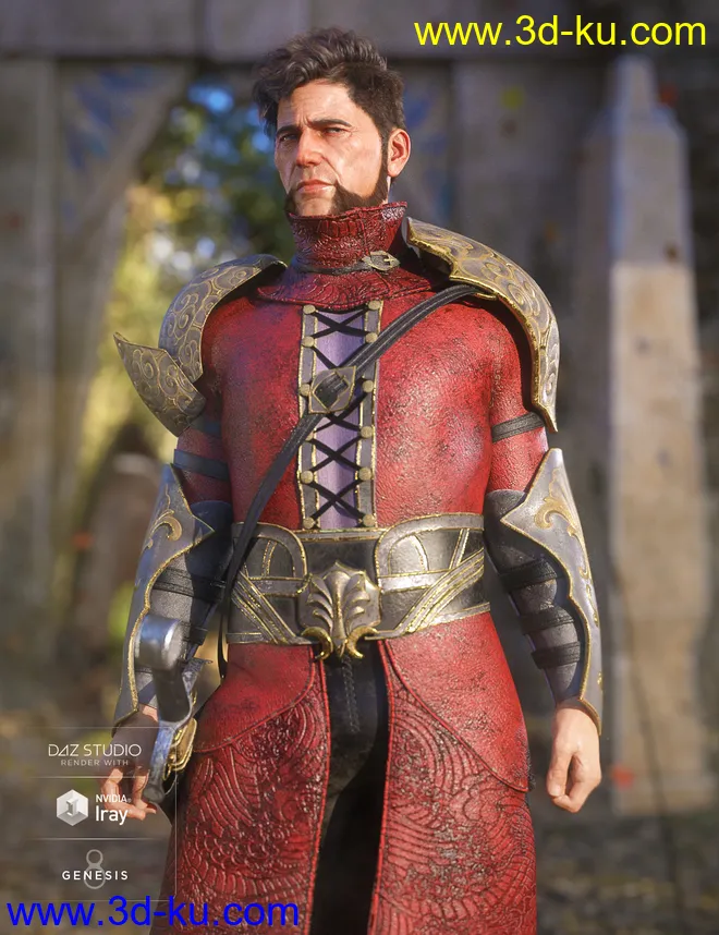Gate Guardian for Genesis 8 Male(s)模型的图片1