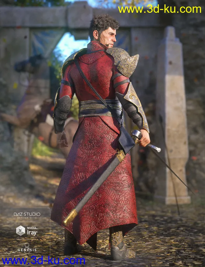 Gate Guardian for Genesis 8 Male(s)模型的图片2