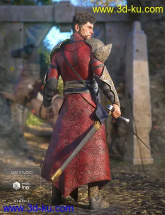 3D打印模型Gate Guardian for Genesis 8 Male(s)的图片