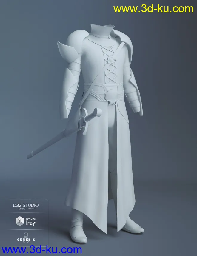 Gate Guardian for Genesis 8 Male(s)模型的图片5