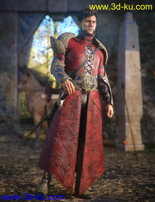 Gate Guardian for Genesis 8 Male(s)模型的图片7