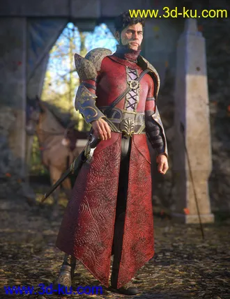 3D打印模型Gate Guardian for Genesis 8 Male(s)的图片
