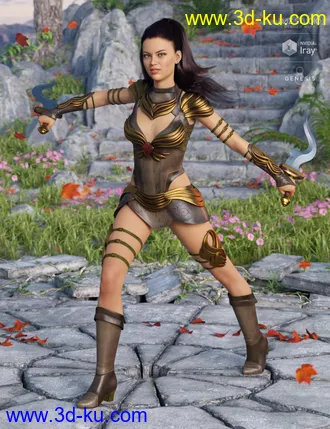 3D打印模型Gemini Warrior Outfit Textures的图片