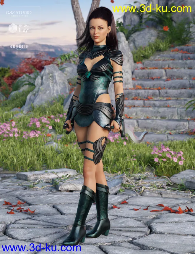 Gemini Warrior Outfit Textures模型的图片4
