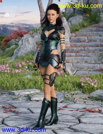 3D打印模型Gemini Warrior Outfit Textures的图片