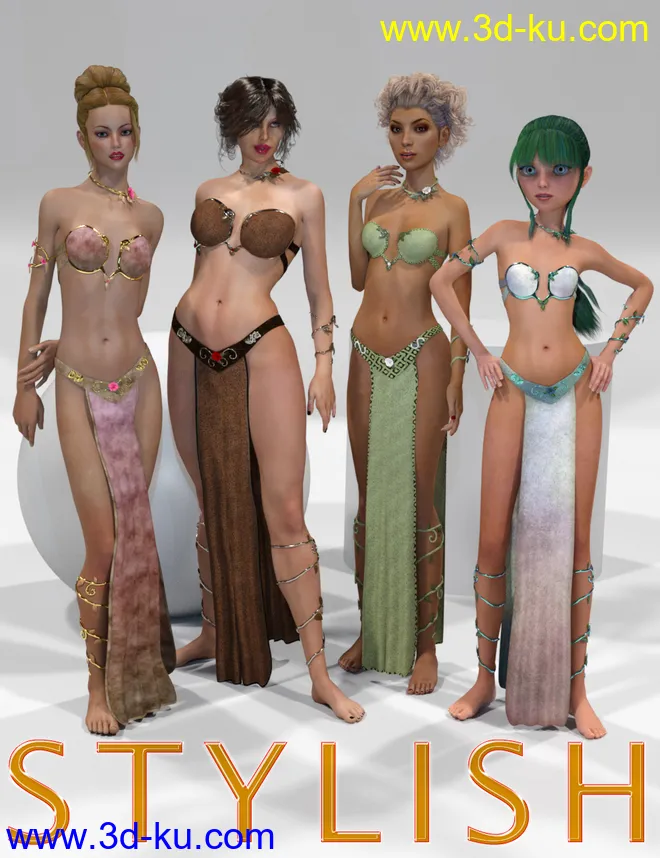 Genesis 2 Legacies for Genesis 3 Female - Stylish模型的图片1